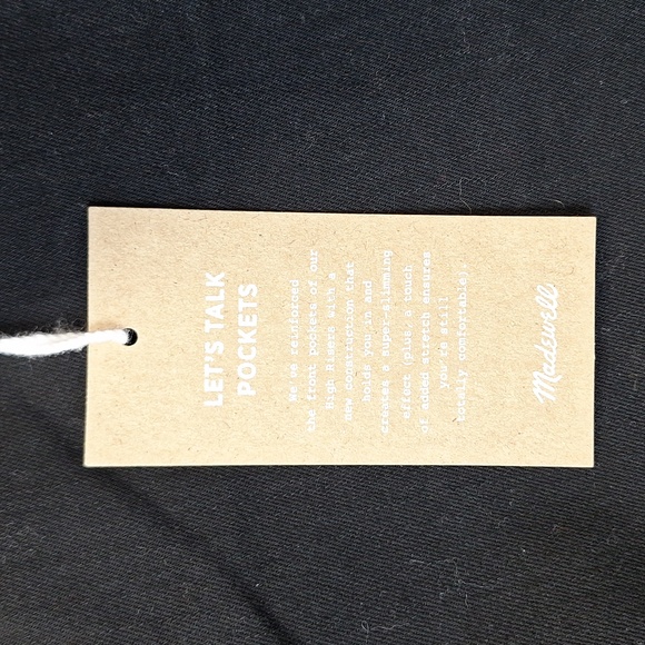 Madewell Tapered Pants: Velvet Tuxedo Stripe Edition H2258 Women's Size 28 - Picture 4 of 10